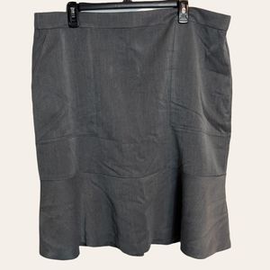 Eloquii || Gray Skirt || 18